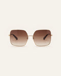 Billie Gold Sunglasses, front