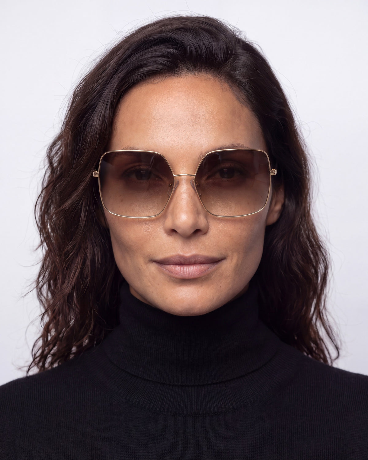 Billie Gold Sunglasses, worn