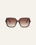 Elara Dark Brown Sunglasses, front