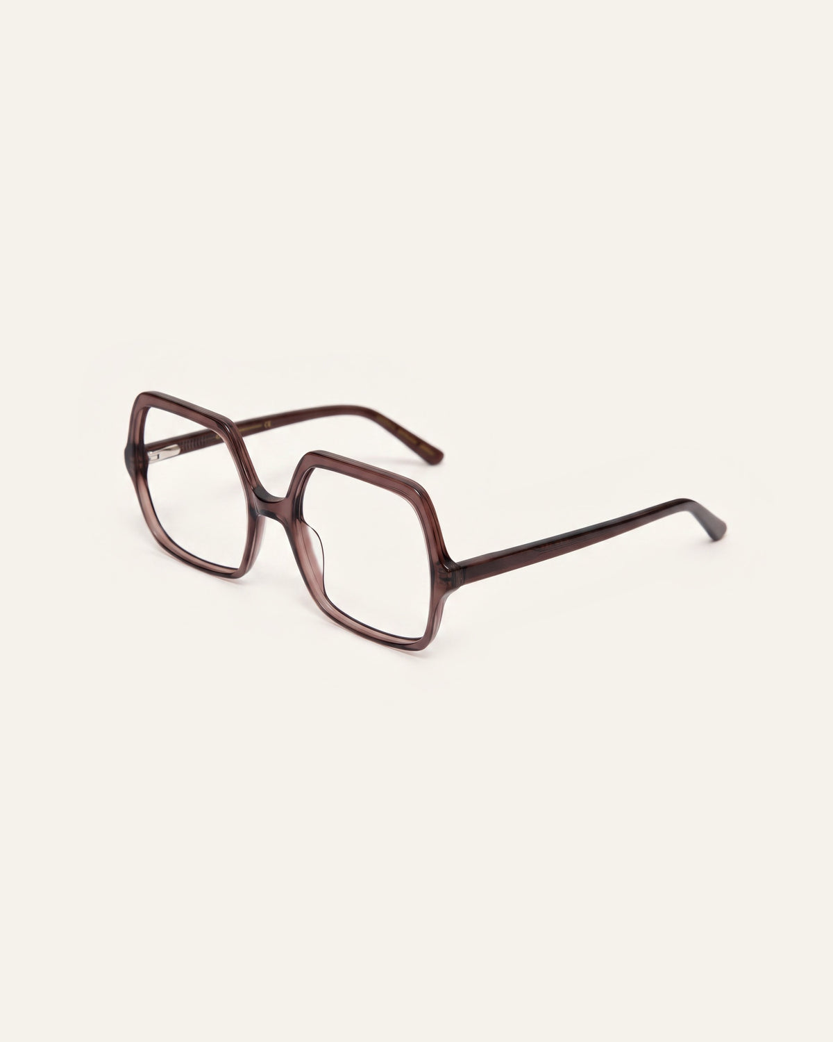 Natalie Dark Brown Blue Light, three quarter