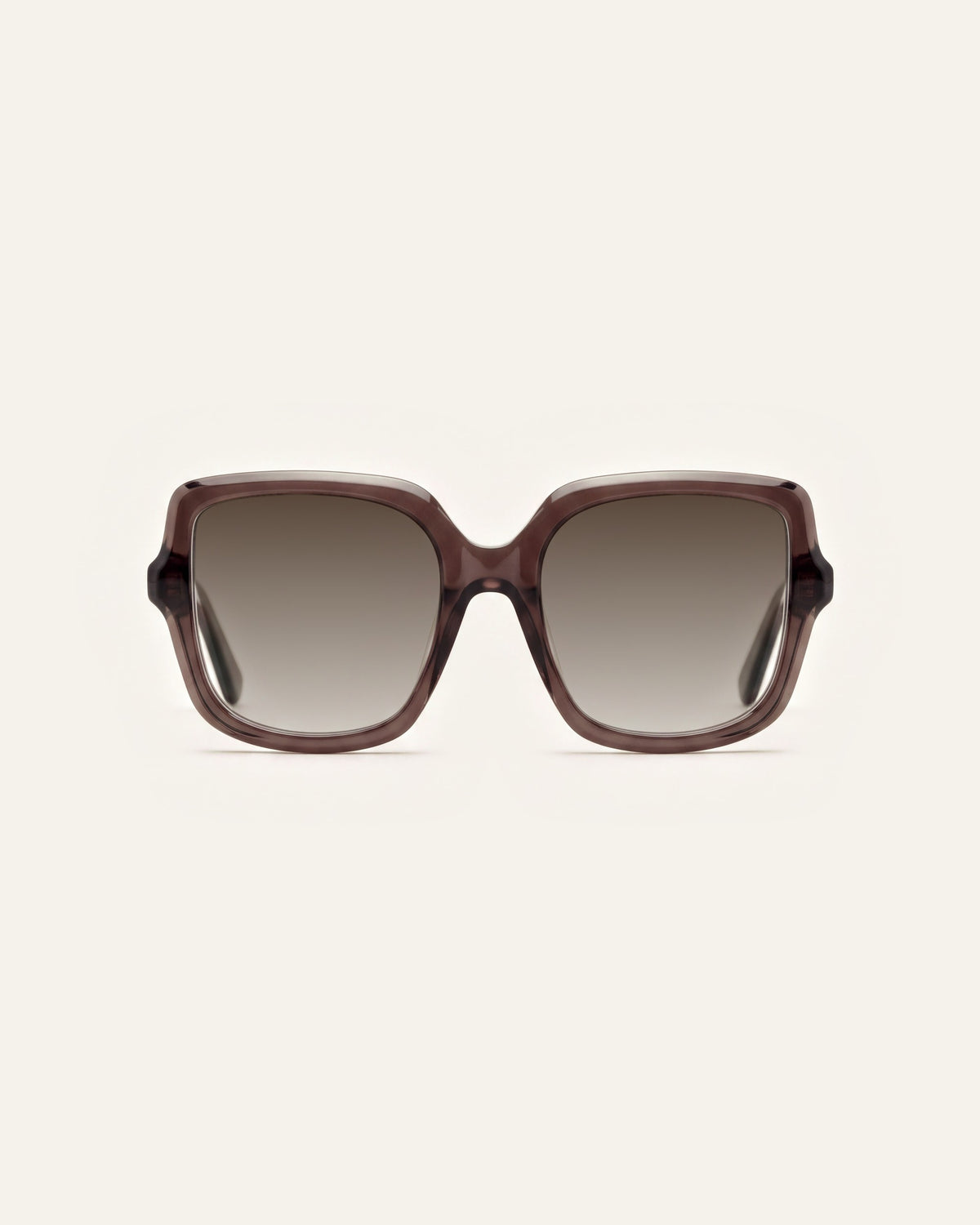 Elara in dark brown, front, Sun lenses