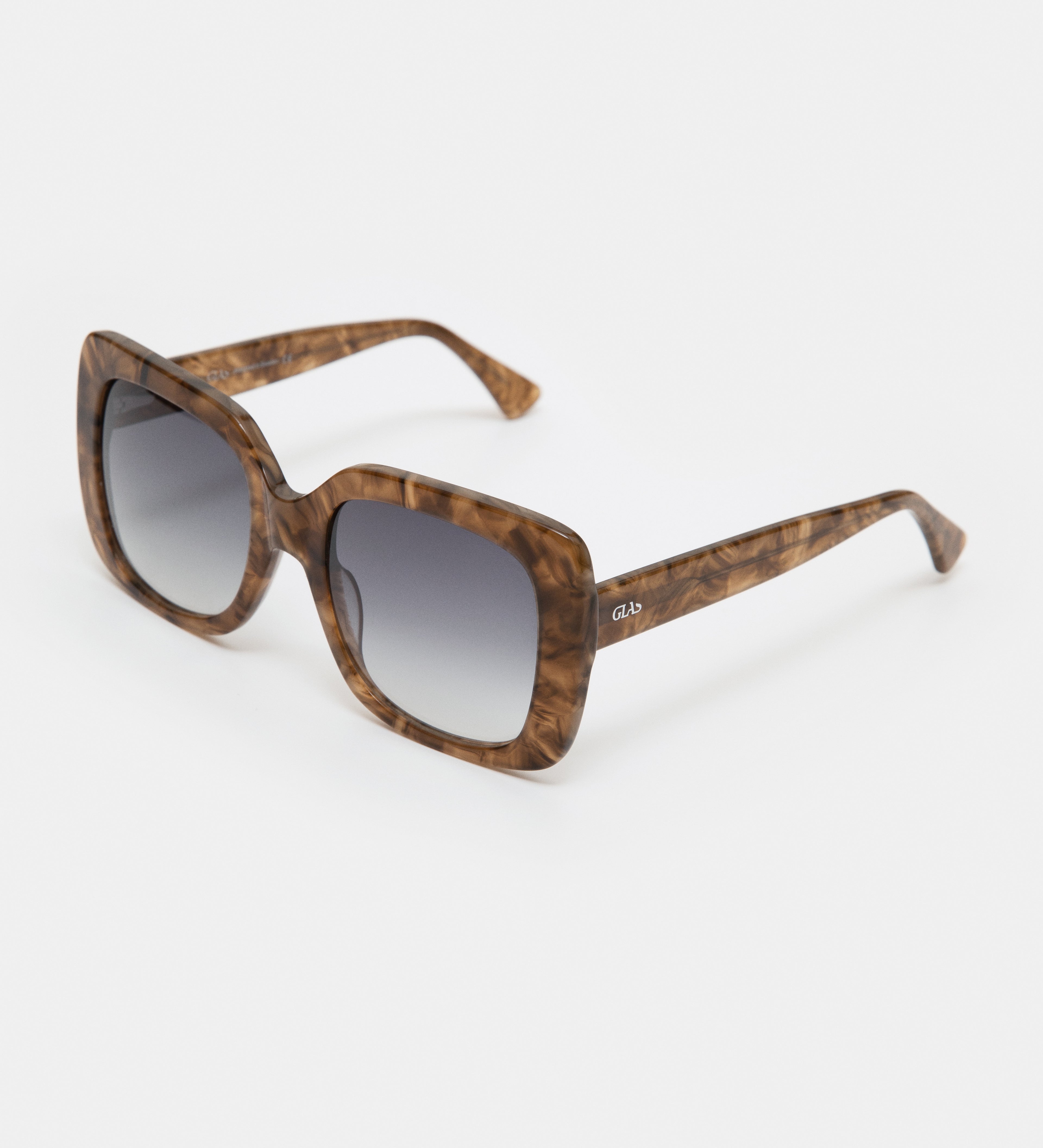 Mio Brown Marble Sunglasses